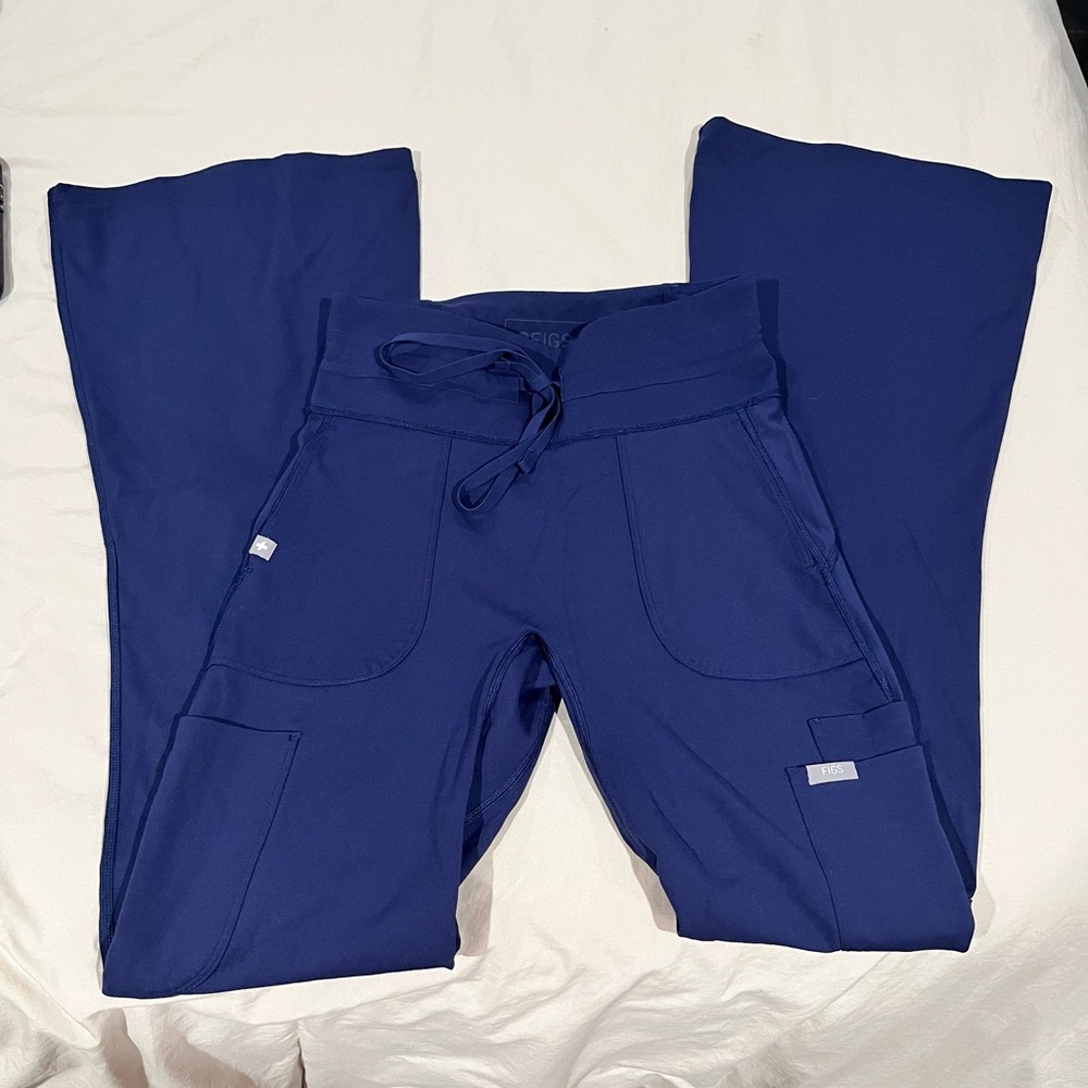 FIGS - Women’s Navy High-Waisted Seville Scrubleggings